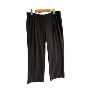 Womens Black Size Ten Pleated Dress Pants Mercer And Madison Zip Up Boot Cut